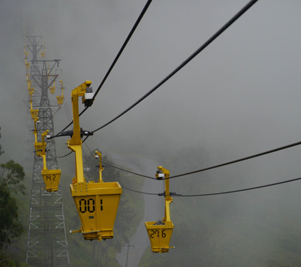 Teleférico para el transporte de materiales - Apiai