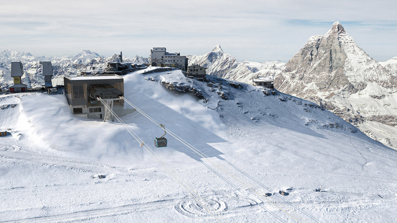 Matterhorn glacier ride 2 Station