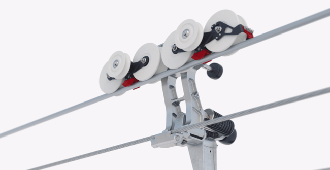 LEITNER ropeways neue entwickelte Zweiseiltechnik 2S